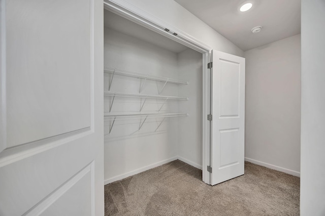 view of closet