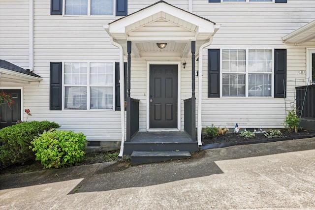 17 Bama Ln Unit C5, Ringgold, GA 30736 - property entrance with crawl space and central AC