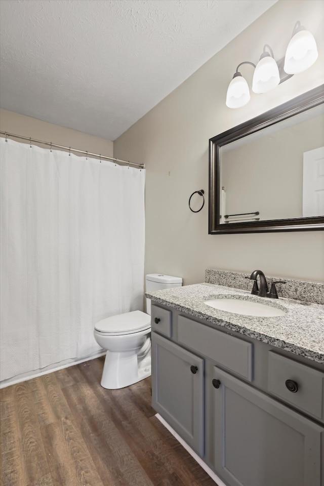 17 Bama Ln Unit C5, Ringgold, GA 30736 - full bath with wood finished floors, toilet, vanity, and a textured ceiling