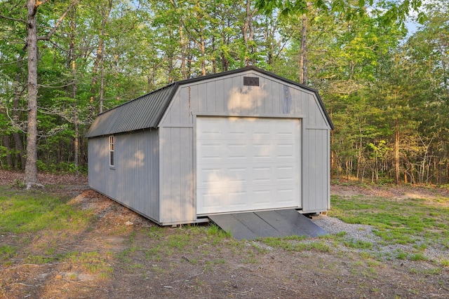 234 Reflection Dr, Dunlap, TN 37327 - garage with a wooded view