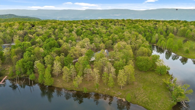 234 Reflection Dr, Dunlap, TN 37327 - aerial view of a forest and a water and mountain view