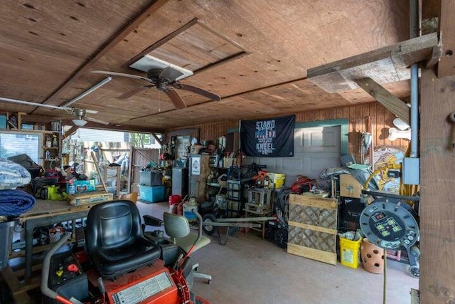 292 Hilltop Cir, Spring City, TN 37381 - storage with ceiling fan