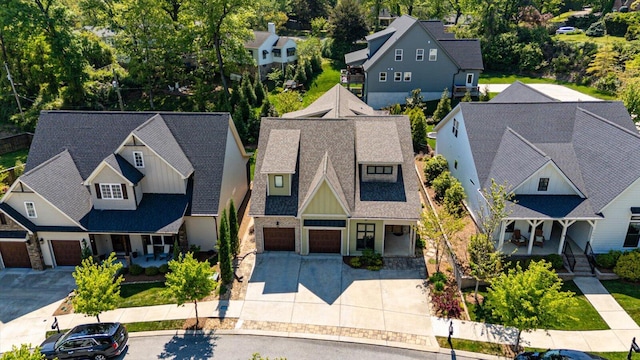 1383 Carrington Way, Chattanooga, TN 37405 - drone / aerial view with a residential view