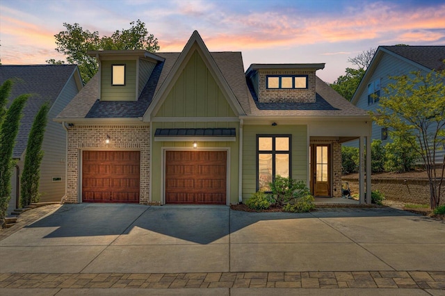 1383 Carrington Way, Chattanooga, TN 37405 - craftsman inspired home with a shingled roof, board and batten siding, and driveway