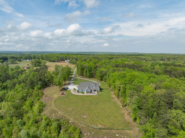 3086 Poe Rd, Soddy Daisy, TN 37379 - aerial view of sparsely populated area featuring a forest