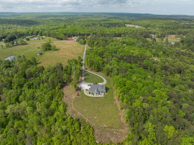 3086 Poe Rd, Soddy Daisy, TN 37379 - aerial view of property's location with a forest