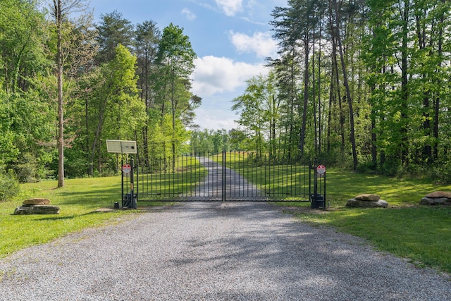 3086 Poe Rd, Soddy Daisy, TN 37379 - gate featuring a lawn