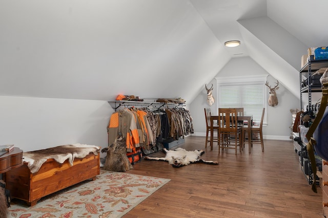 3086 Poe Rd, Soddy Daisy, TN 37379 - bonus room featuring lofted ceiling, wood finished floors, and baseboards
