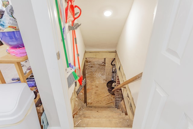 109 Sequoia Dr, Chattanooga, TN 37411 - stairs with wood finished floors