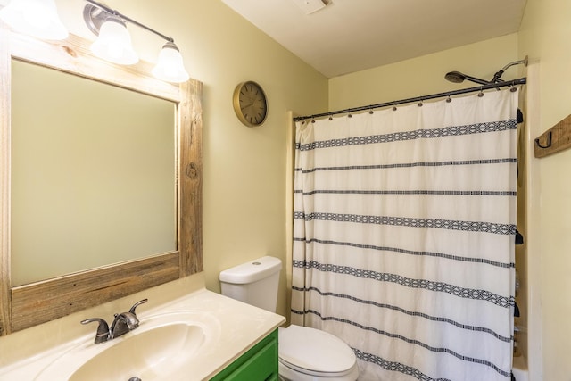 9505 Post Oak Dr, Ooltewah, TN 37363 - full bathroom with toilet and vanity