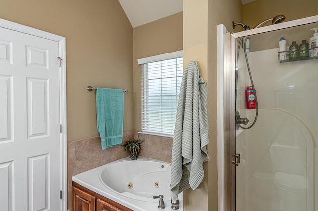 8337 Kayla Rose Cir, Ooltewah, TN 37363 - full bathroom featuring a stall shower and a whirlpool tub