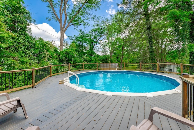 204 Lee-Gordon Mill Rd, Chickamauga, GA 30707 - view of pool featuring a deck and view of wooded area