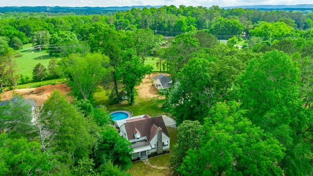 204 Lee-Gordon Mill Rd, Chickamauga, GA 30707 - view from above of property featuring a heavily wooded area