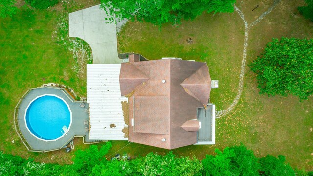 204 Lee-Gordon Mill Rd, Chickamauga, GA 30707 - aerial view of property and surrounding area featuring a pool
