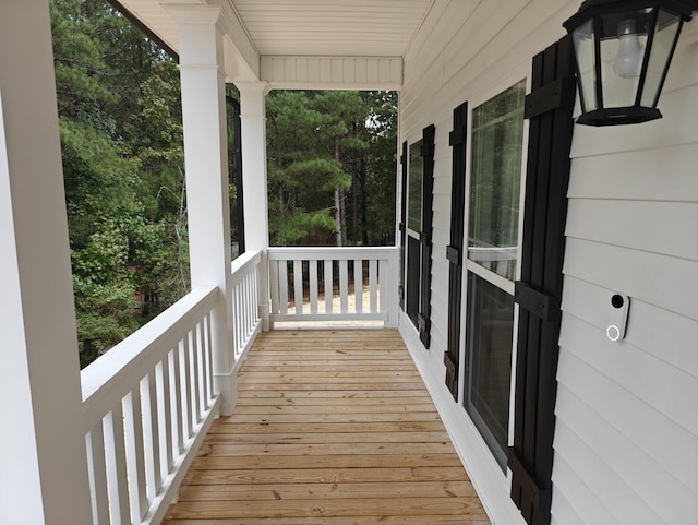 view of deck