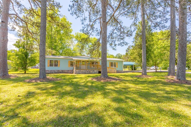 229 General Thomas St, Chickamauga, GA 30707 - view of front of home featuring a front yard