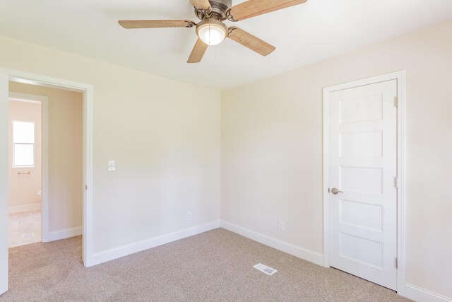 229 General Thomas St, Chickamauga, GA 30707 - carpeted empty room featuring ceiling fan and baseboards