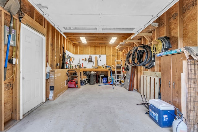 view of storage room