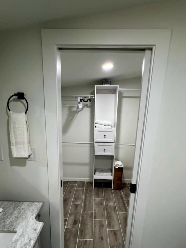 5561 River Rd, Decatur, TN 37322 - spacious closet featuring wood tiled floors