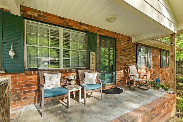 4042 Village Dr, Cohutta, GA 30710 - view of patio / terrace featuring a porch
