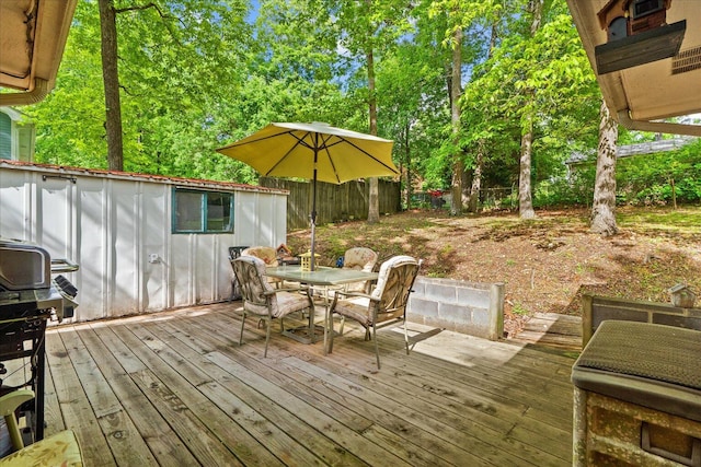 4042 Village Dr, Cohutta, GA 30710 - deck with fence and outdoor dining space
