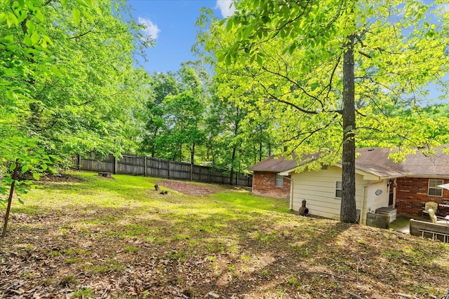 4042 Village Dr, Cohutta, GA 30710 - view of yard featuring fence