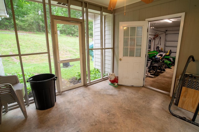 2752 Swanson Rd, Ringgold, GA 30736 - sunroom / solarium featuring a ceiling fan