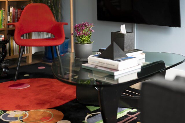 view of home office