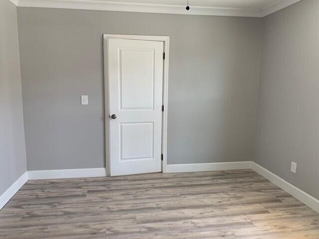 3113 10th Ave, Chattanooga, TN 37407 - empty room featuring crown molding and light wood-style flooring