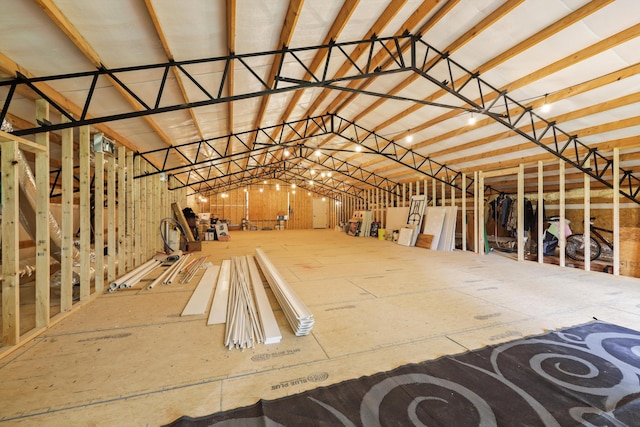 view of attic