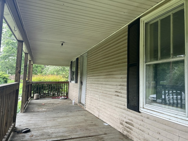 view of deck