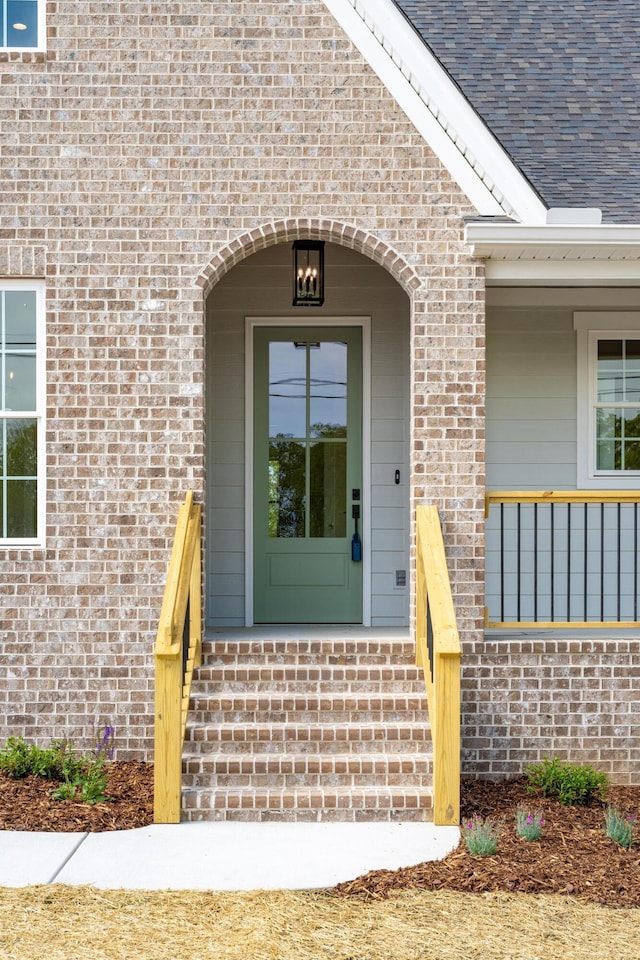 2642 Mowbray Pike, Soddy Daisy, TN 37379 - doorway to property with brick siding
