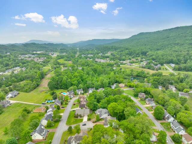 802 Creek Overlook Rd, Chattanooga, TN 37415 - aerial perspective of suburban area with a mountainous background
