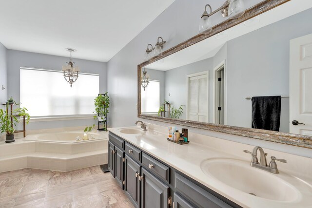 802 Creek Overlook Rd, Chattanooga, TN 37415 - full bath with a bath and double vanity