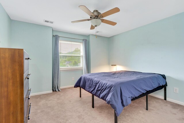 802 Creek Overlook Rd, Chattanooga, TN 37415 - carpeted bedroom with baseboards and ceiling fan