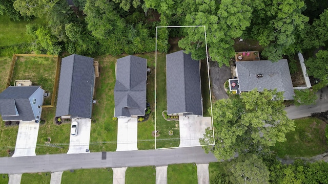 1105 18th St NW, Cleveland, TN 37311 - aerial perspective of suburban area featuring property parcel outlined