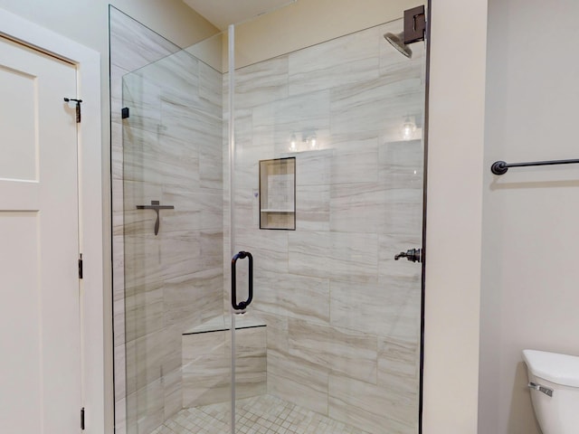 1105 18th St NW, Cleveland, TN 37311 - bathroom with a stall shower and toilet