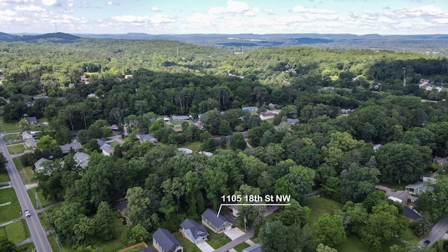 1105 18th St NW, Cleveland, TN 37311 - aerial view of property's location with a forest