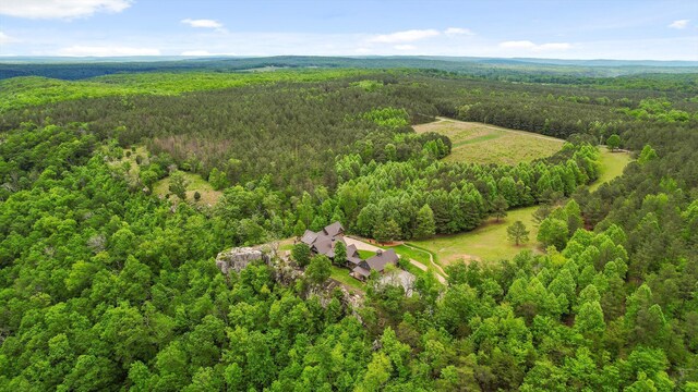 6835 Jasper Highlands Blvd, Jasper, TN 37347 - aerial view of property and surrounding area featuring a heavily wooded area