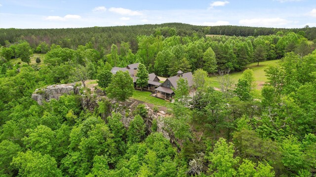 6835 Jasper Highlands Blvd, Jasper, TN 37347 - aerial view of property and surrounding area with a heavily wooded area