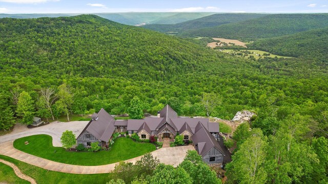 6835 Jasper Highlands Blvd, Jasper, TN 37347 - view from above of property with a forest and a mountainous background