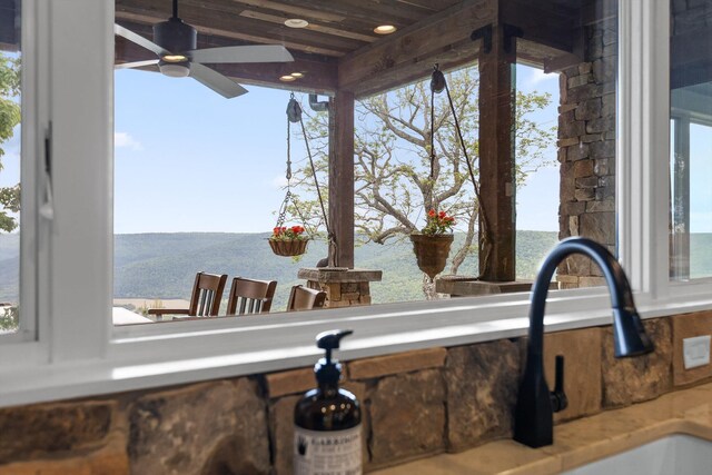 6835 Jasper Highlands Blvd, Jasper, TN 37347 - kitchen view of ceiling fan and light countertops