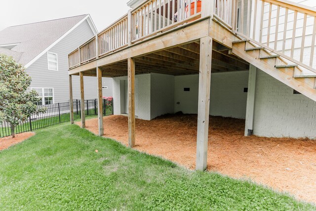 9405 Peppy Branch Trl, Apison, TN 37302 - view of patio with a deck