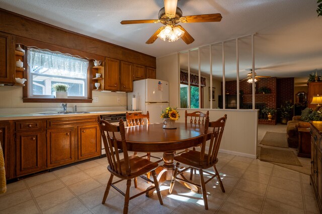 1106 Browns Ferry Rd, Chattanooga, TN 37419 - dining space with ceiling fan and light floors