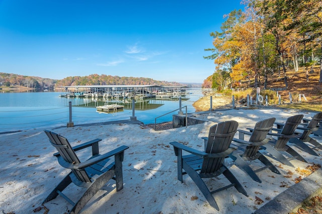 1616 Crappie Cir, Soddy Daisy, TN 37379 - dock area featuring a water view