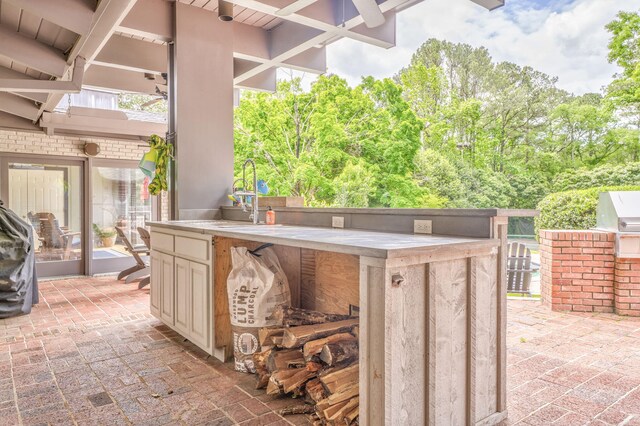 1301 W Morton Dr, Dalton, GA 30720 - view of patio / terrace featuring area for grilling