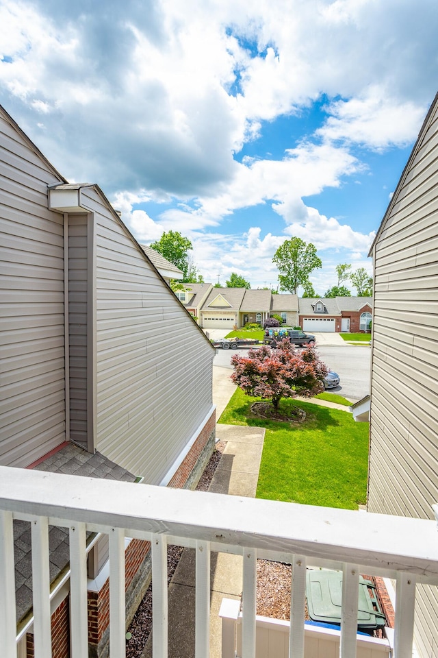 7817 Legacy Park Ct, Chattanooga, TN 37421 - view of yard featuring a balcony and a residential view