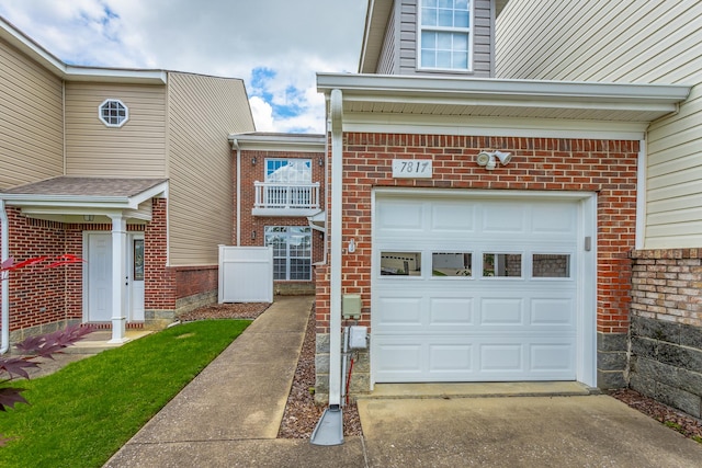 7817 Legacy Park Ct, Chattanooga, TN 37421 - view of property exterior with brick siding and concrete driveway