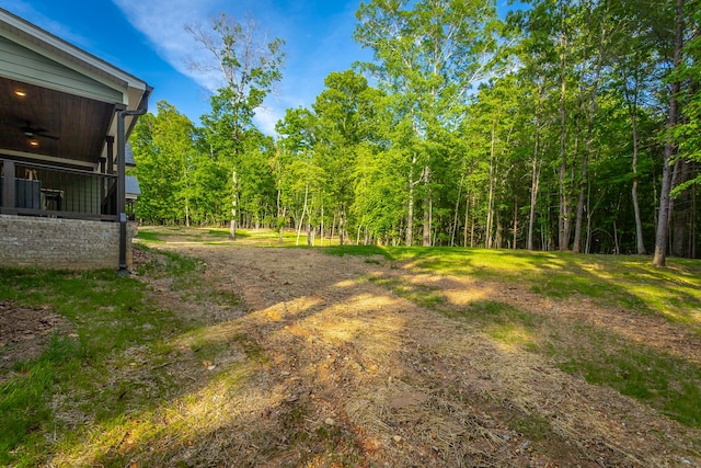 11570 Armstrong Rd, Soddy Daisy, TN 37379 - view of yard with a wooded view