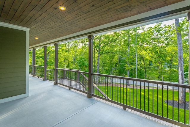 11570 Armstrong Rd, Soddy Daisy, TN 37379 - view of patio / terrace featuring a view of trees
